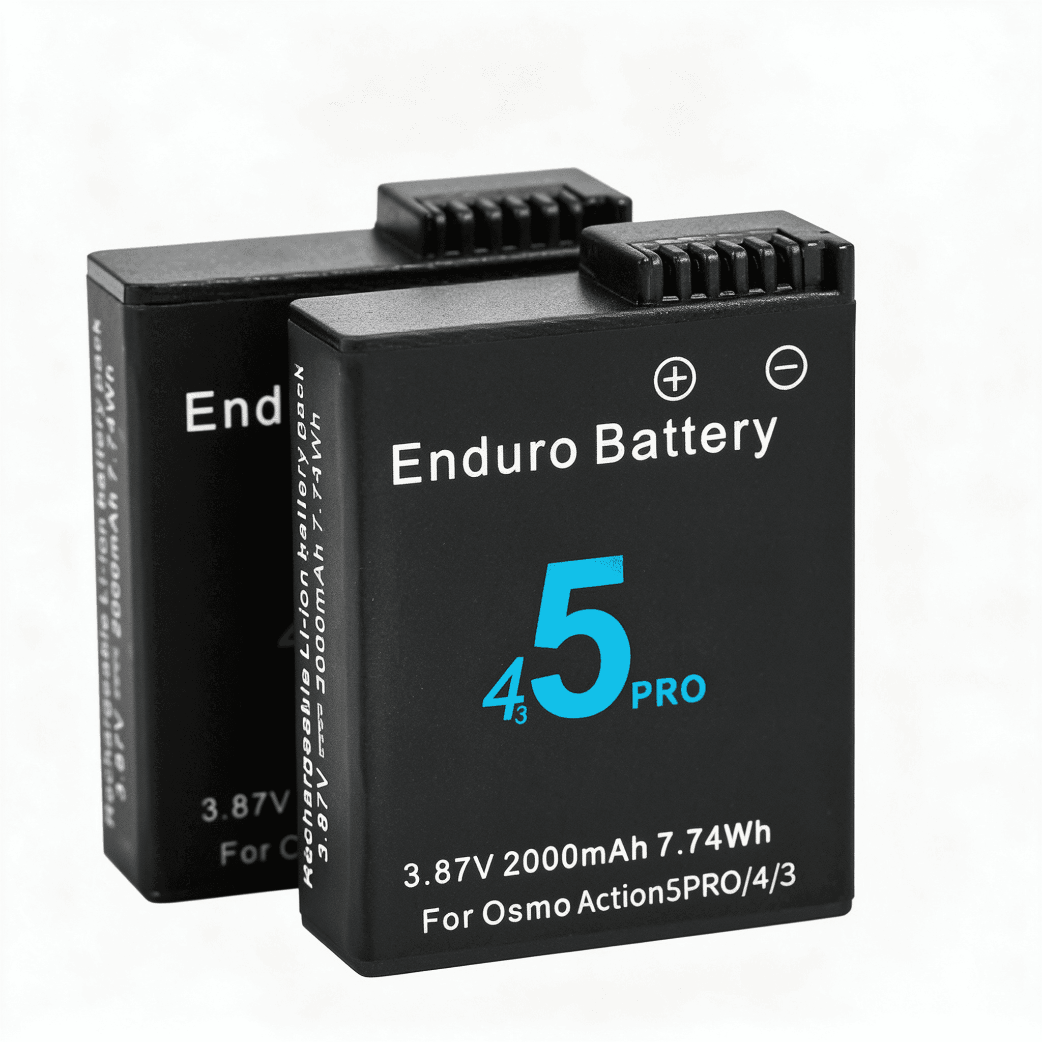O1 3.87V 2000mAh 7.74Wh Replacement Battery Compatible with DJI Osmo Action 3, Action 4 and Action 5 Pro - 2