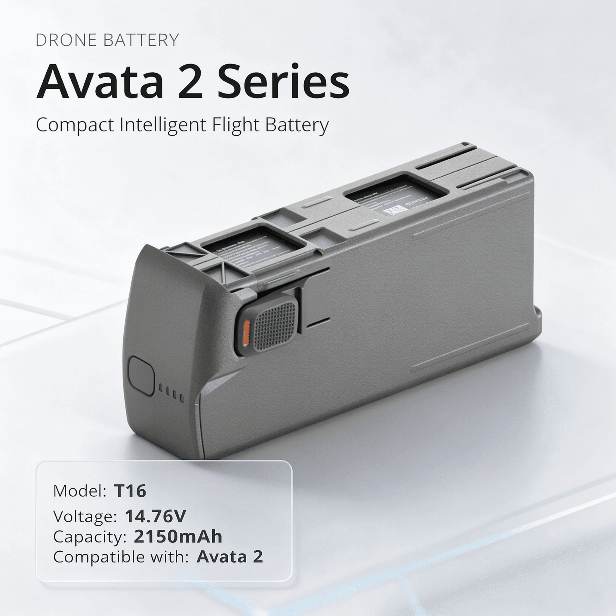 T16 14.76V 2150mAh Replacement Battery Compatible with DJI Avata 2 - 1