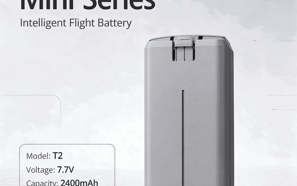 T2 7.7V 2400mAh Replacement Battery Compatible with DJI Mini 2, Mini 2 SE, Mini SE and Mini 4K