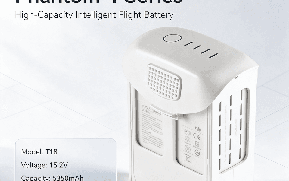 T18 15.2V 5350mAh Replacement Battery Compatible with DJI Phantom 4 Series