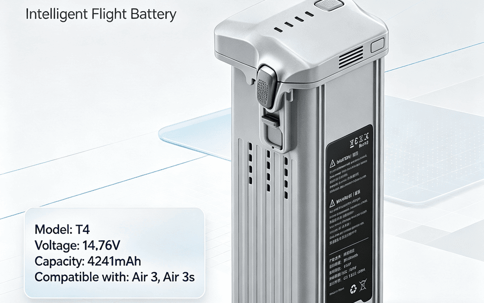 T4 14.76V 4241mAh Replacement Battery Compatible with DJI Air 3 and Air 3S