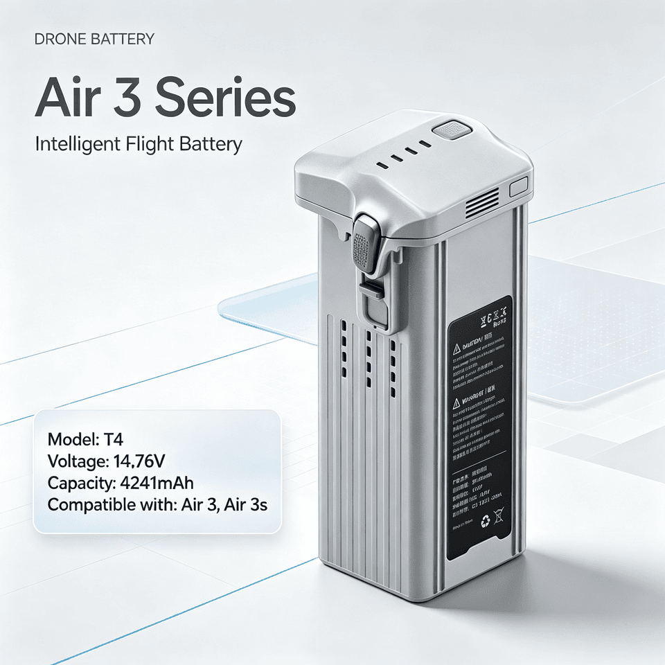 T4 14.76V 4241mAh Replacement Battery Compatible with DJI Air 3 and Air 3S