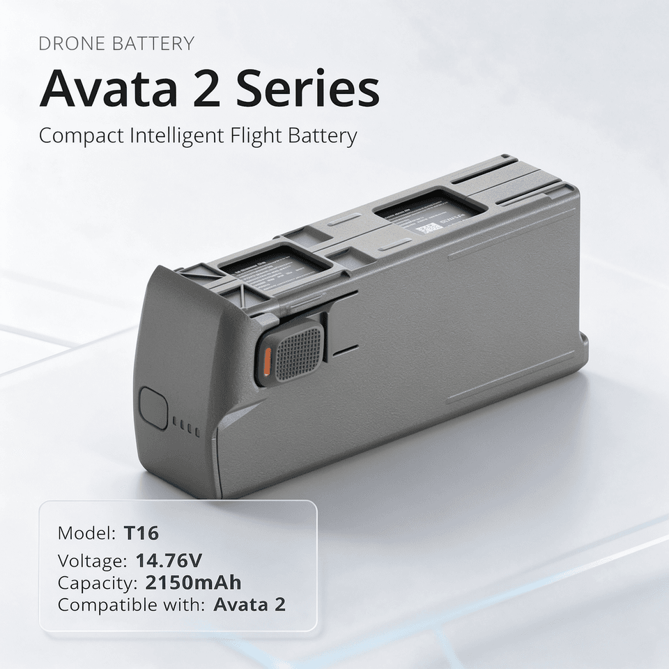 T16 14.76V 2150mAh Replacement Battery Compatible with DJI Avata 2