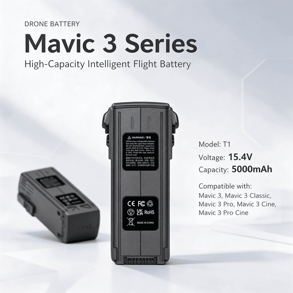 T1 15.4V 5000mAh Replacement Battery Compatible with DJI Mavic 3 Series